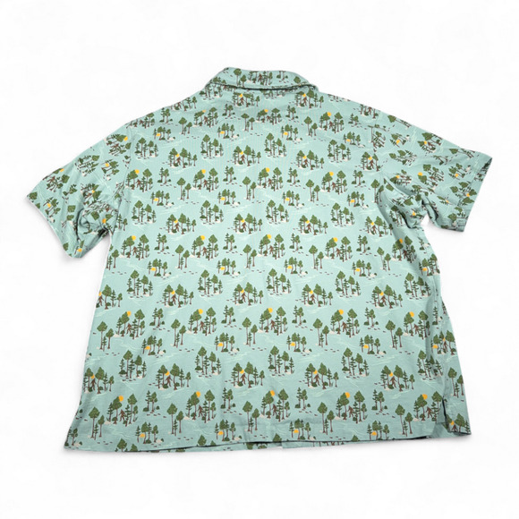 Duluth Trading Shirt Adult 2XL XXL Green Bigfoot Sasquatch Yeti Outdoor Woods - Picture 3 of 12